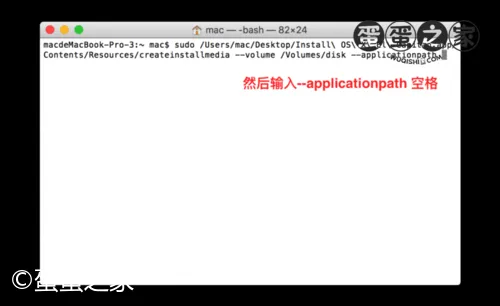 输入 --applicationpath