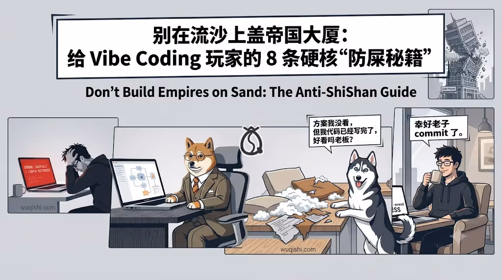 如何看待“开局像坐马斯克火箭，后期变成屎坑扫雷”的 AI 编程？附防爆指南